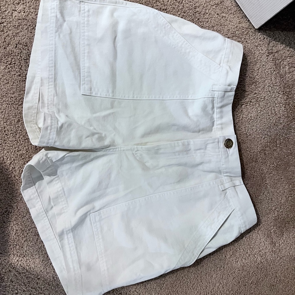 Big Bud Press Women's Bright White Cargo Shorts